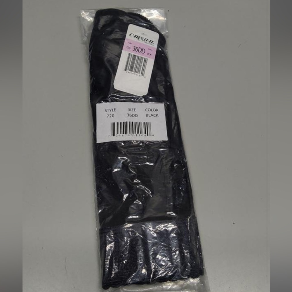 Carnival‎ Longline Soft Cup Wire Free Bra 720 Black 36DD NEW - Picture 2 of 2